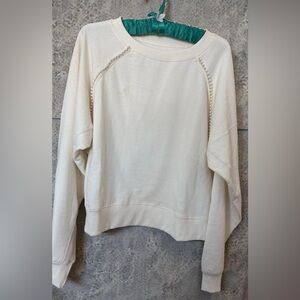 Elegant Off-White Women's Sweatshirt NWOT